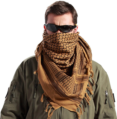 breathable shemagh scarf for desert survival