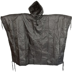 waterproof ripstop nylon poncho